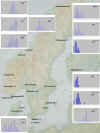 grey-tones in graellsii, intremedius & fuscus - charts of Barth's research. (115160 bytes)